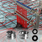 4 darabos csapadapter készlet, M16-M22, M18-M22, M20-M22, M22-M22 külső menetes