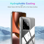 Effcotuo Realme GT 7/7T 5G tok 2 darabos kijelzővédő, átlátszó szilikon TPU