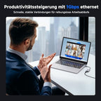 Cable Matters USB C Ethernet adapter 140W töltéssel gigabites Ethernet, USB C