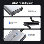 Cable Matters USB C Ethernet adapter 140W töltéssel gigabites Ethernet, USB C