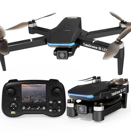 Toladrone TD31LCD drón LCD kijelző, digitális képátvitel, távirányító, kefe nélküli
