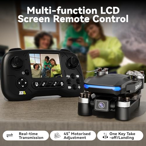 Toladrone TD31LCD drón LCD kijelző, digitális képátvitel, távirányító, kefe nélküli