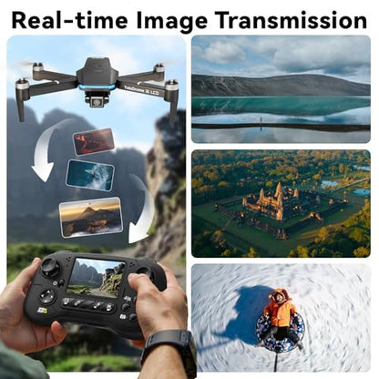 Toladrone TD31LCD drón LCD kijelző, digitális képátvitel, távirányító, kefe nélküli