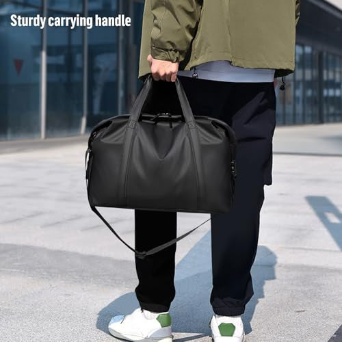 SZDPC kézipoggyász 40x20x25 utazótáska PU bőr válltáska