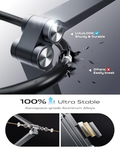 LULULOOK mágneses tartó Samsung Galaxy Tab S10 Ultra/S9 Ultra/S8 Ultra, alumínium