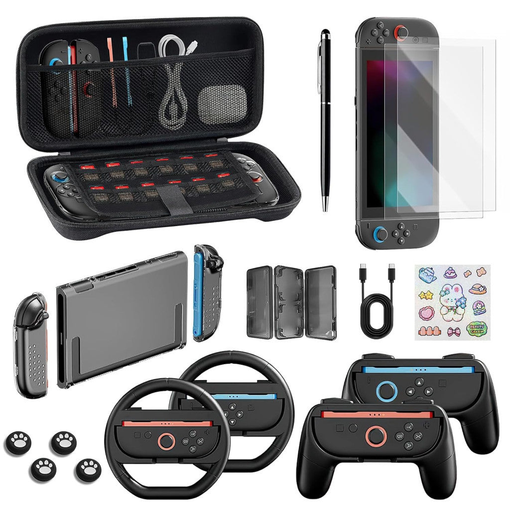 TPGSING Nintendo Switch 2 tartozékcsomag, 18 darabos készlet Switch 2 játékosoknak
