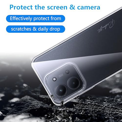 Effcotuo Xiaomi Redmi 15C/POCO C85 tok 2 darabos kijelzővédő, átlátszó szilikon