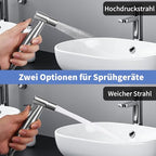 NAKIHOUSE kézi bidé zuhanyfej G1/2" szeleppel és 120 cm-es zuhanycsővel króm