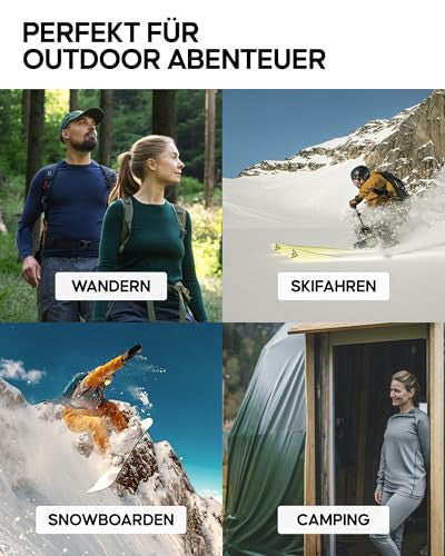 DANISH ENDURANCE Merino aláöltözet nőknek fekete, S