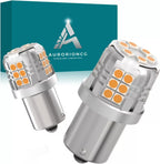 AURORIONCG 2 darab sárga borostyán 581 izzók 150° 7.5W 800LM DC 12V