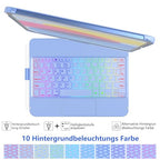 TQQ billentyűzet tok iPad A16 11. generáció 2025/10. generáció 2022 11/10,9 hüvelyk