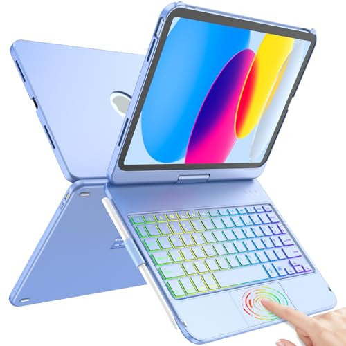 TQQ billentyűzet tok iPad A16 11. generáció 2025/10. generáció 2022 11/10,9 hüvelyk