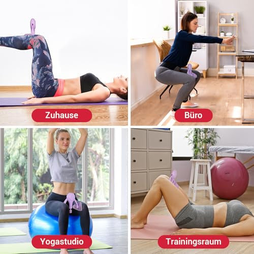 15-70 lbs medencefenék edző nőknek, multifunkcionális (lila)