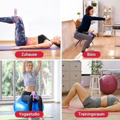 15-70 lbs medencefenék edző nőknek, multifunkcionális (lila)
