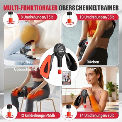 15-70 lbs medencefenék edző nőknek, multifunkcionális (fekete)