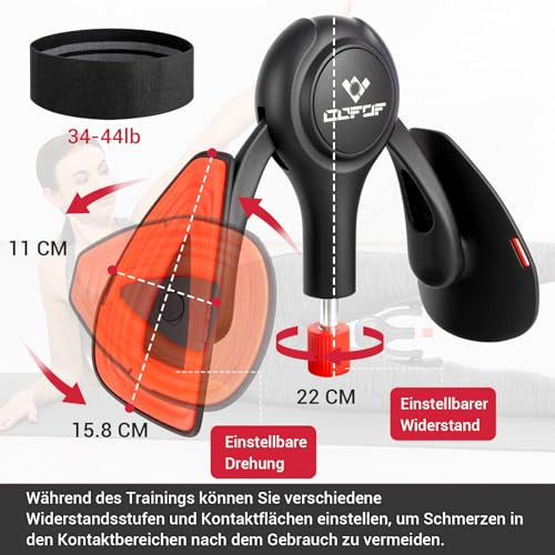 15-70 lbs medencefenék edző nőknek, multifunkcionális (fekete)