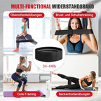 15-70 lbs medencefenék edző nőknek, multifunkcionális (fekete)