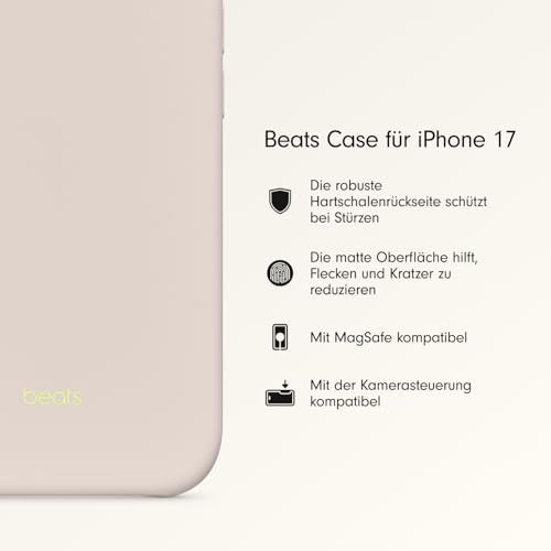 Beats iPhone 17 tok MagSafe és kameravezérlés, matt külső, mikroszálas bélés mészkő