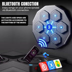 Vicyol S&D box edzőgép falra szerelhető LED fényekkel, bokszkesztyű, Bluetooth
