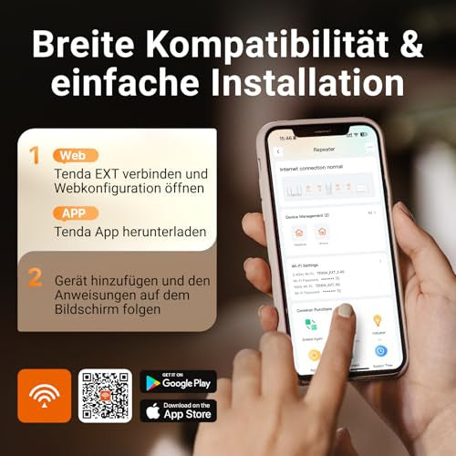 Tenda A23 wifi jelerősítő AX1500 két sávos, gigabites port, 2 x 5dBi antenna