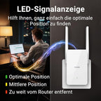 Tenda A23 wifi jelerősítő AX1500 két sávos, gigabites port, 2 x 5dBi antenna
