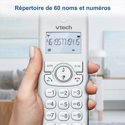 VTech CS1502 vezeték nélküli DECT telefon 3 darabos, üzenetrögzítő, hívásblokkolás