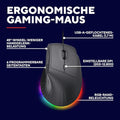 GXTrust 145 Rexxa ergonomikus gamer egér állítható RGB világítás, 10 programozható