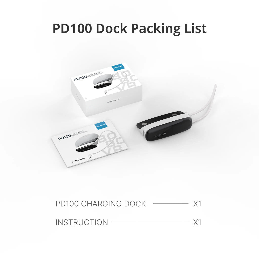 BOBOVR PD100 töltőállomás