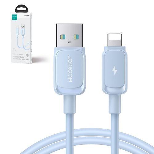Joyroom S-AL012A14 USB-A – Lightning adatkábel, 2,4 A, 480 Mb/s, 1,2 m (kék)