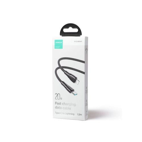 Joyroom S-CL020A11 USB-C - Lightning gyorstöltő és adatkábel, Surpass sorozat, PD 20 W, 1,2 m (fekete)