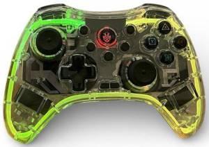Skull Factory Nintendo Switch kontroller, RGB fényeffektekkel, többszínű