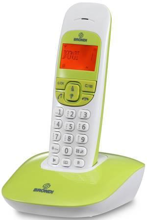 Brondi Nice vezeték nélküli telefon (fehér/zöld)