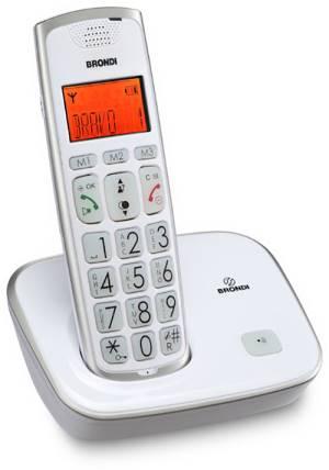 Brondi Bravo Gold 2 vezeték nélküli telefon (fehér)