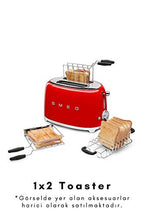 Smeg TSF01RDEU kenyérpirító (piros) - outlet termék