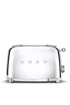 Smeg TSF01SSEU kenyérpirító (2 szeletes, 6 fokozat, melegítő, kiolvasztó, bagel funkció, morzsatálca, 950W, króm)