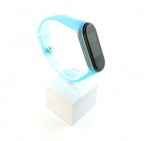 Xiaomi Mi band 3 / 4 szíjak - átlátszó, kék, kék, szilikon