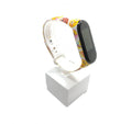Xiaomi Mi band 3 / 4 szíjak - emojis, motívumos, sárga, szilikon