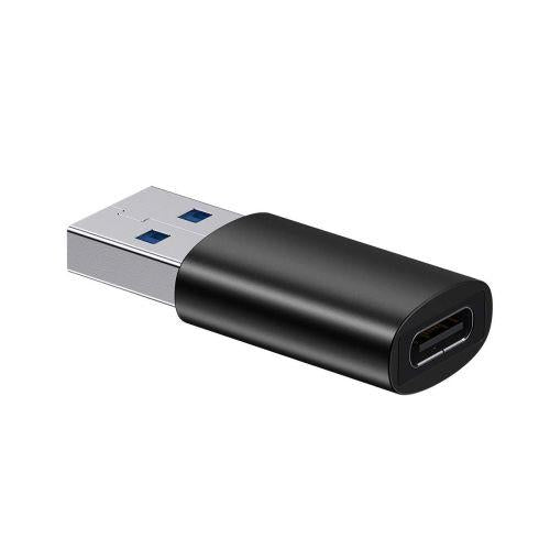 Baseus Ingenuity sorozat mini OTG adapter, USB-A 3.1 apa – USB-C anya, ZJJQ000101 (fekete)