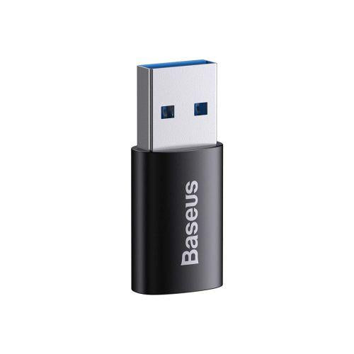 Baseus Ingenuity sorozat mini OTG adapter, USB-A 3.1 apa – USB-C anya, ZJJQ000101 (fekete)