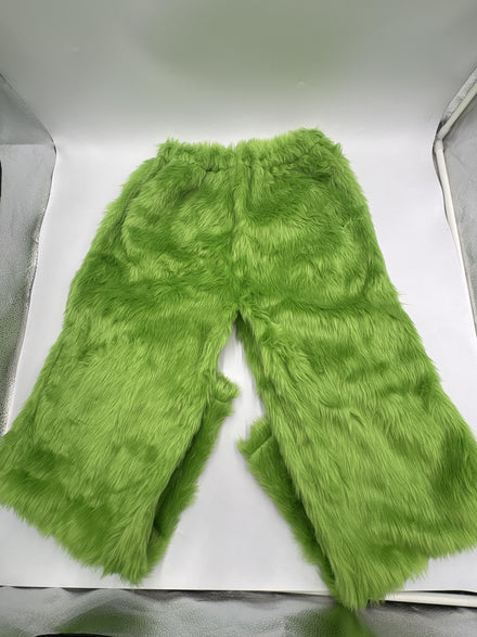 Miulruma Grünes Monster Kostüm Erwachsene Herren Damen Santa Claus Anzug Outfit Weihnachtskostüm für Männer Pelziges Grünes Großes Monster f