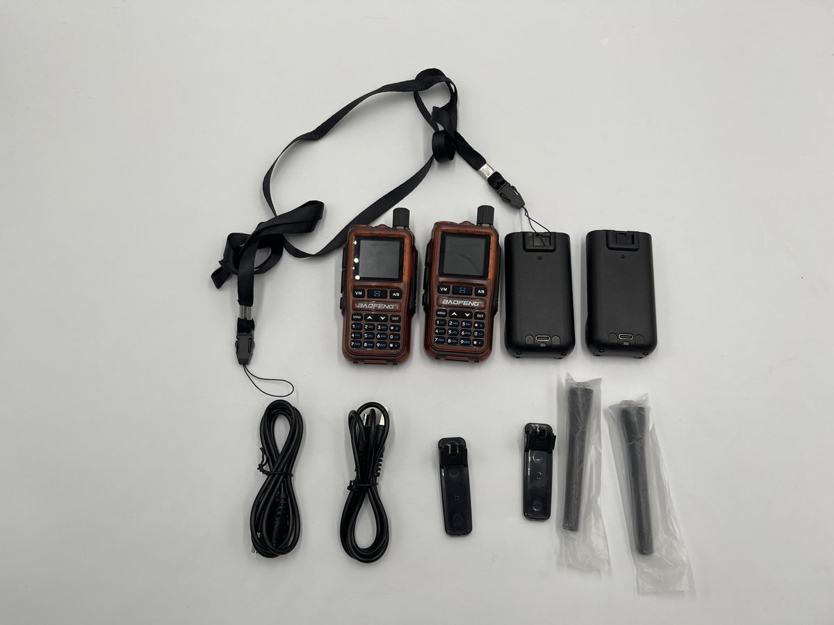 BAOFENG GT-5R Mini Dual Band Handheld Ham Radio, Wireless APP Programming, Dual PTT, USB-C Charging, 999CH, Pocket Walkie Talkie for Outdoor