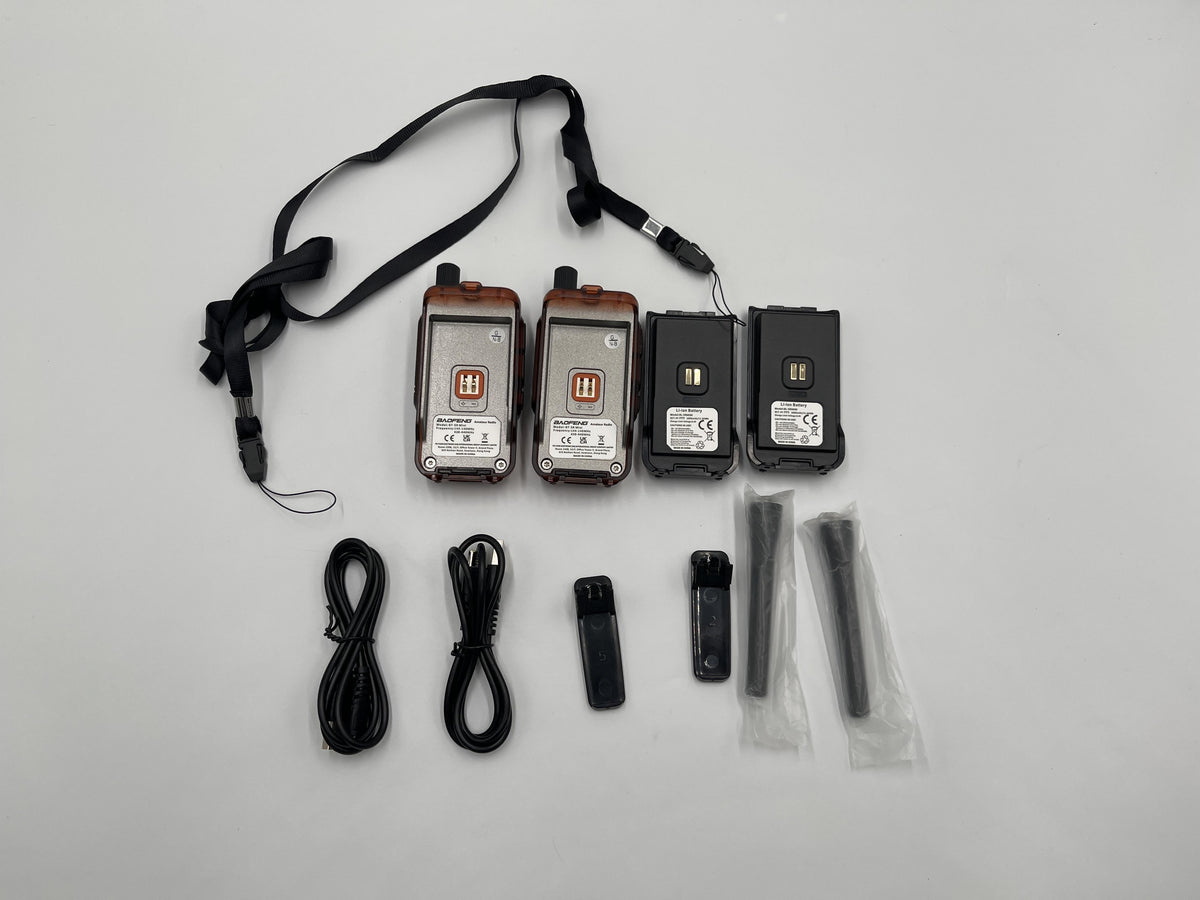 BAOFENG GT-5R Mini Dual Band Handheld Ham Radio, Wireless APP Programming, Dual PTT, USB-C Charging, 999CH, Pocket Walkie Talkie for Outdoor