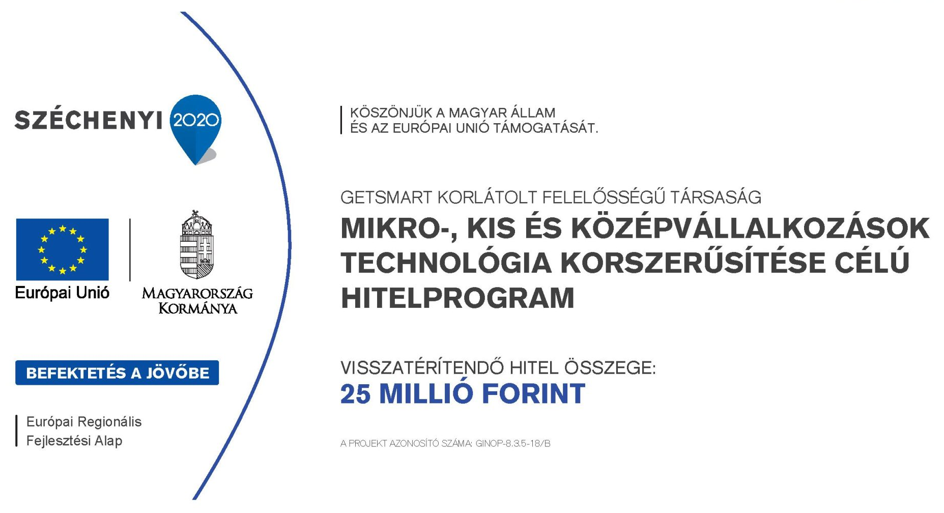 Széchenyi 2020 — támogatói tábla