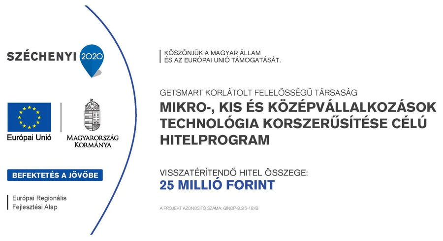 Széchenyi 2020 — EU funding plaque