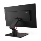 Lenovo ThinkVision T24t-20 monitor, 23,8" FHD, IPS, érintős, 60Hz, fekete