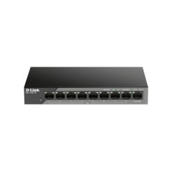   D-LINK Switch 8x100Mbps(8xPOE) + 1x100Mbps Uplink Fémházas, Surveillance, DSS-100E-9P