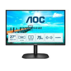   AOC 27B2AM monitor, 27", 1920x1080, 16:9, 250cd/m2, 4ms, VGA/HDMI, hangszóró