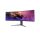 LG 45GR75DC-B ívelt gaming monitor (200Hz, 44.5", 5120x1440, 32:9, 400cd/m2, 1 ms, 2xHDMI/DisplayPort/3xUSB/USB-C)