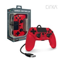 CIRKA NUFORCE PS4/PC/Mac vezetékes kontroller (piros)