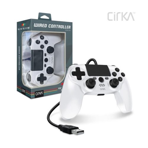 CIRKA NUFORCE PS4/PC/Mac vezetékes kontroller (fehér)